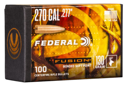Federal Fusion Component Bullet .277 130 Grain Soft Point Rifle Bullet