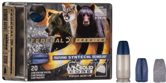 Federal Premium .40 S&W 200 Grain Syntech Jacket Solid Core Centerfire Pistol Ammunition