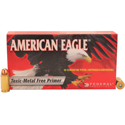 Federal Premium American Eagle Indoor Range Training 45 Auto 230 Grain Full Metal Jacket Brass Cased Centerfire Pistol Ammunition