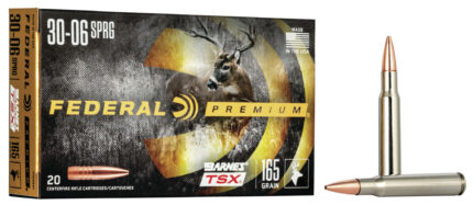 Federal Premium Barnes TSX .30-06 Springfield 165 Grain Barnes Triple-Shock X Centerfire Rifle Ammunition