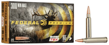 Federal Premium Barnes TSX .300 Winchester Magnum 165 Grain Barnes Triple-Shock X Centerfire Rifle Ammunition