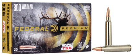 Federal Premium Barnes TSX .300 Winchester Magnum 180 Grain Barnes Triple-Shock X Centerfire Rifle Ammunition