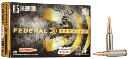 Federal Premium Barnes TSX 6.5 Creedmoor 130 Grain Barnes Triple-Shock X Centerfire Rifle Ammunition