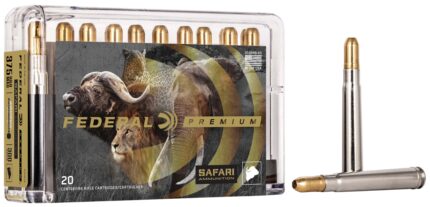 Federal Premium CAPE-SHOK .375 H&H Magnum 300 Grain Trophy Bonded Sledgehammer Solid Centerfire Rifle Ammunition