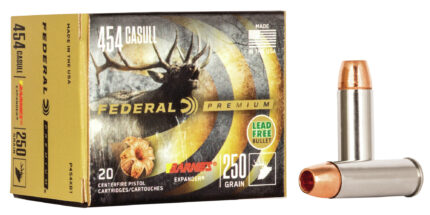 Federal Premium Centerfire Handgun Ammunition .454 Casull 250 Grain Barnes Expander Centerfire Pistol Ammunition