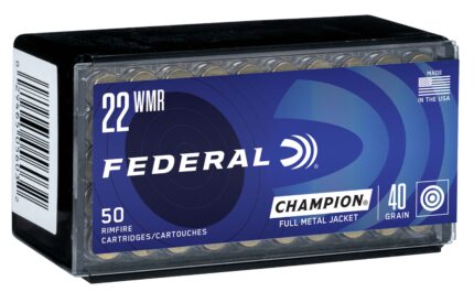 Federal Premium Champion Training - Rimfire .22 Winchester Magnum Rimfire 40 Grain Full Metal Jacket Rimfire Ammunition