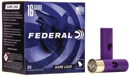 Federal Premium Game Shok 16 Gauge 1 oz Game Load Upland Shotgun Ammunition