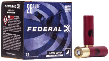 Federal Premium Game Shok 28 Gauge 1 oz Game Load Upland Hi-Brass Shotgun Ammunition