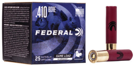 Federal Premium Game Shok 410 Bore 1/2 oz Game Load Upland Hi-Brass Shotgun Ammunition