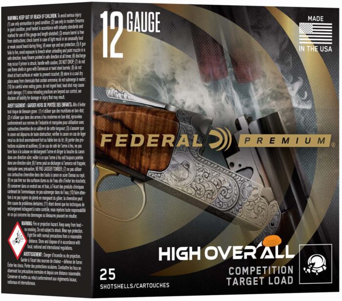 Federal Premium High Over All 12 Gauge 1 1/8oz 2 3/4in 1250 FPS Shotgun Ammunition