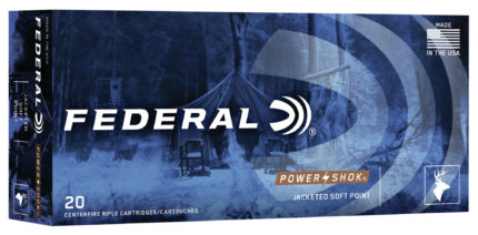 Federal Premium Power-Shok .223 64 Grain Jacketed Soft Point Centerfire Rifle Ammunition