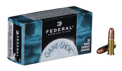 Federal Premium Small Game .22 Long Rifle 38 Grain Jacketed Hollow Point Rimfire Ammunition