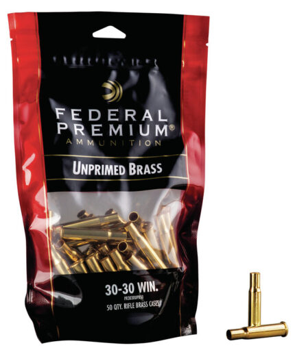 Federal Premium Unprimed Empty Brass-Rifle
