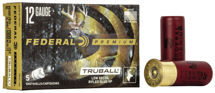 Federal Premium Vital Shok 12 Gauge 1 oz TruBall Rifled Slug Shotgun Ammunition
