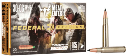 Federal Premium VITAL-SHOK .30-06 Springfield 165 Grain Trophy Copper Centerfire Rifle Ammunition