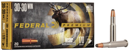 Federal Premium VITAL-SHOK .30-30 Winchester 170 Grain Nosler Partition Centerfire Rifle Ammunition