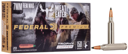 Federal Premium VITAL-SHOK 7mm Magnum 150 Grain Trophy Copper Centerfire Rifle Ammunition