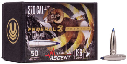 Federal Terminal Ascent Component Bullet .277 136 Grain Rifle Bullet