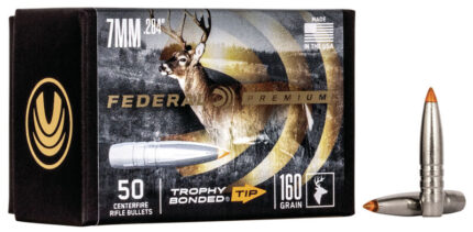 Federal Trophy Bonded Tip Component Bullet .284 160 Grain Rifle Bullet