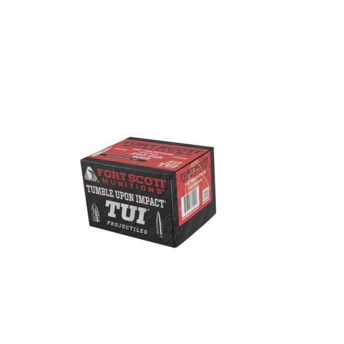 Fort Scott Munitions Smooth Cannelure Projectile Rifle Bullets, .243 Caliber, 90 gr, CNC Machined Copper