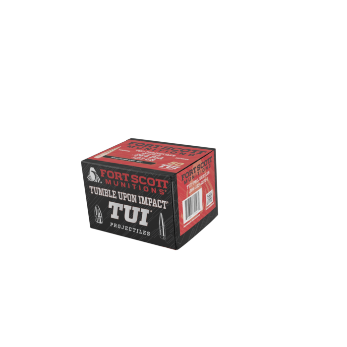 Fort Scott Munitions Wide Modified Cannelure Projectile Rifle Bullets, .264 Caliber, 123 gr, CNC Machined Copper
