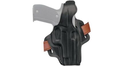 Galco Fletch High Ride Belt Hlstr Rh Lthr S&w M&p Shld Blk, Leather