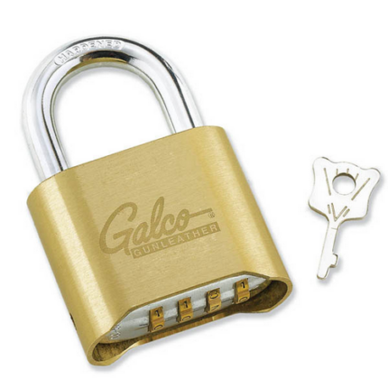 Galco Set-Your-Own Combination Padlock Ambidextrous L502