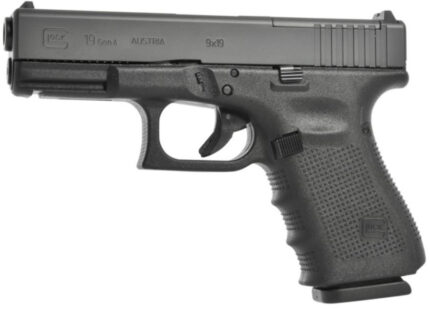 Glock 19 Gen4 MOS Pistol, 9mm Luger, 4.02in barrel