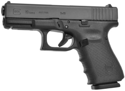 Glock 19 Gen4 Pistol, 9mm Luger, 4.01in barrel