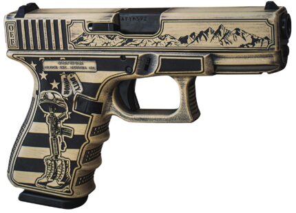 Glock 19 MOS Gen 5 Pistol, 9mm Luger, 4.02 in barrel