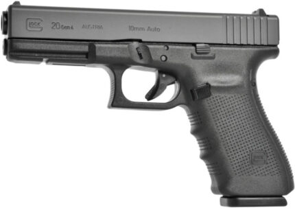 Glock 20 Gen4 Pistol, 10mm Auto, 4.61in barrel
