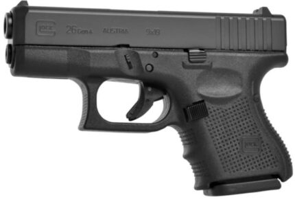Glock 26 Gen4 Pistol, 9mm Luger, 3.46in barrel