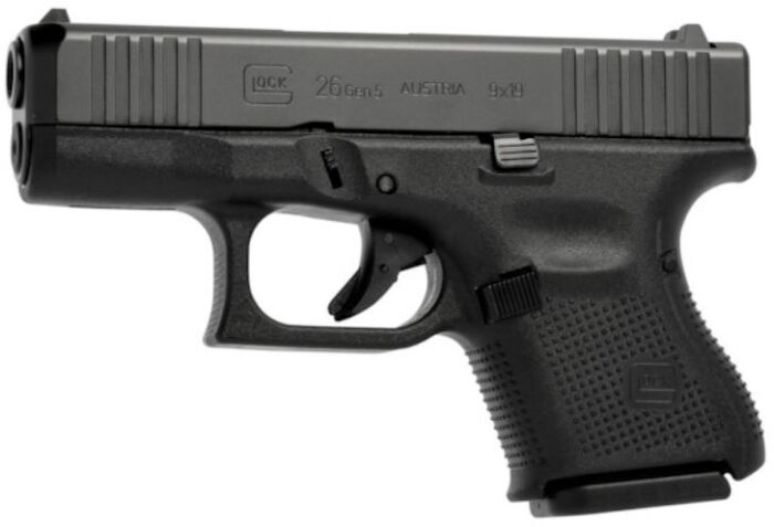 Glock 26 Gen5 Pistol, 9mm Luger, 3.43in barrel