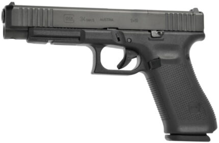 Glock 34 Gen5 MOS Pistol, 9mm Luger, 5.31in barrel