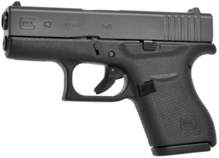 Glock 43 Pistol, 9mm Luger, 3.39in barrel