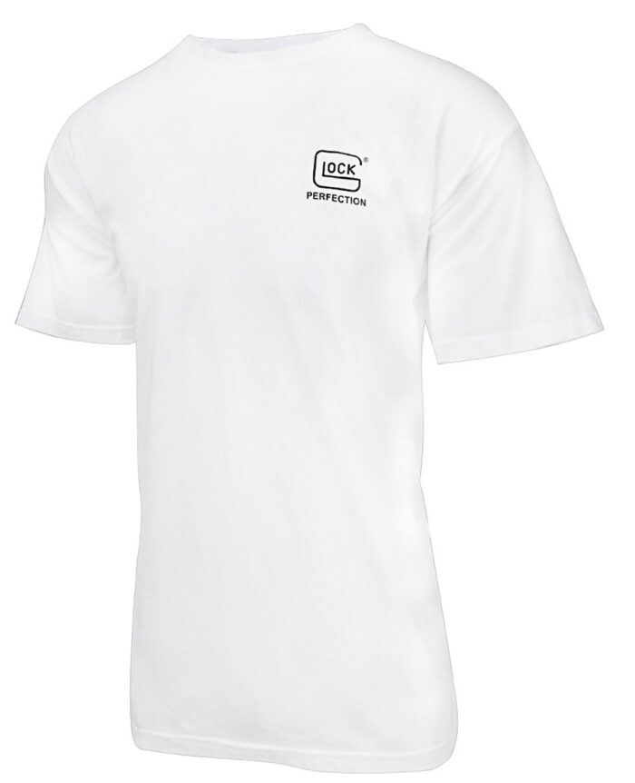 Glock AA75109 Carry With Confidence White W/Red & Blue Logo XL Short Sleeve