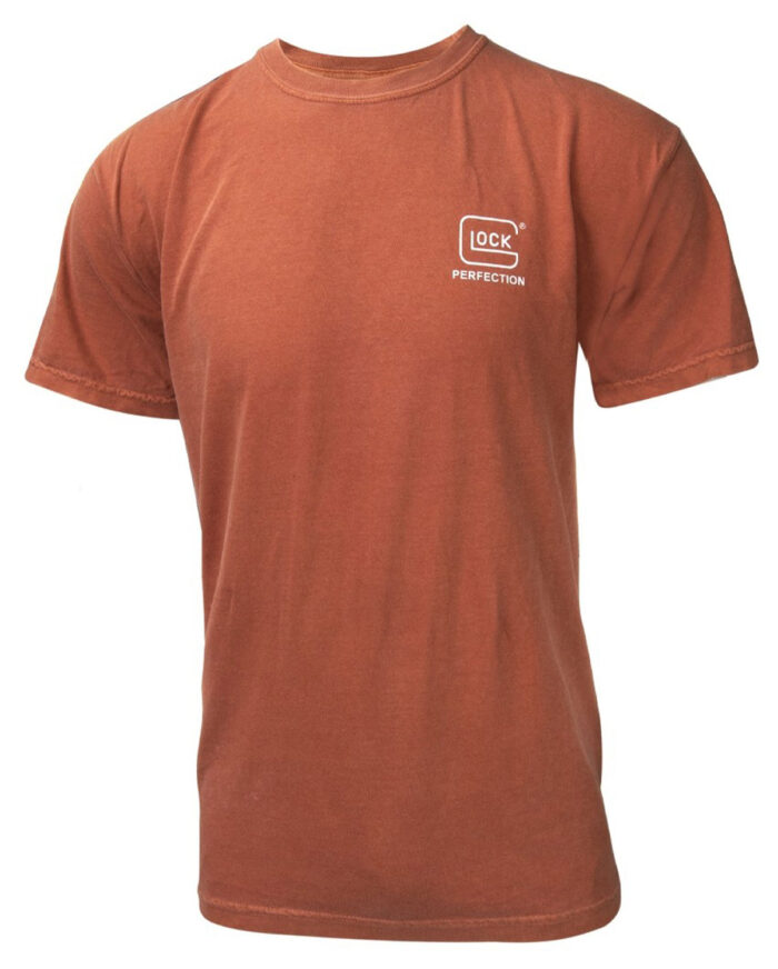 Glock AA75112 Carry With Confidence Rust Orange Small Short Sleeve
