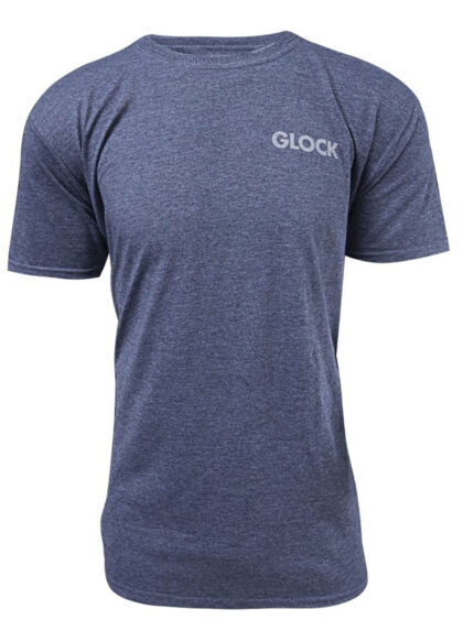 Glock AA75158 American Flag Heather Navy XL Short Sleeve