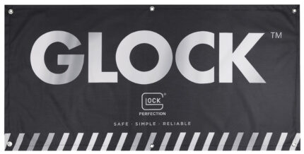 Glock AD02044 Fabric Banner Black 4' X 2'