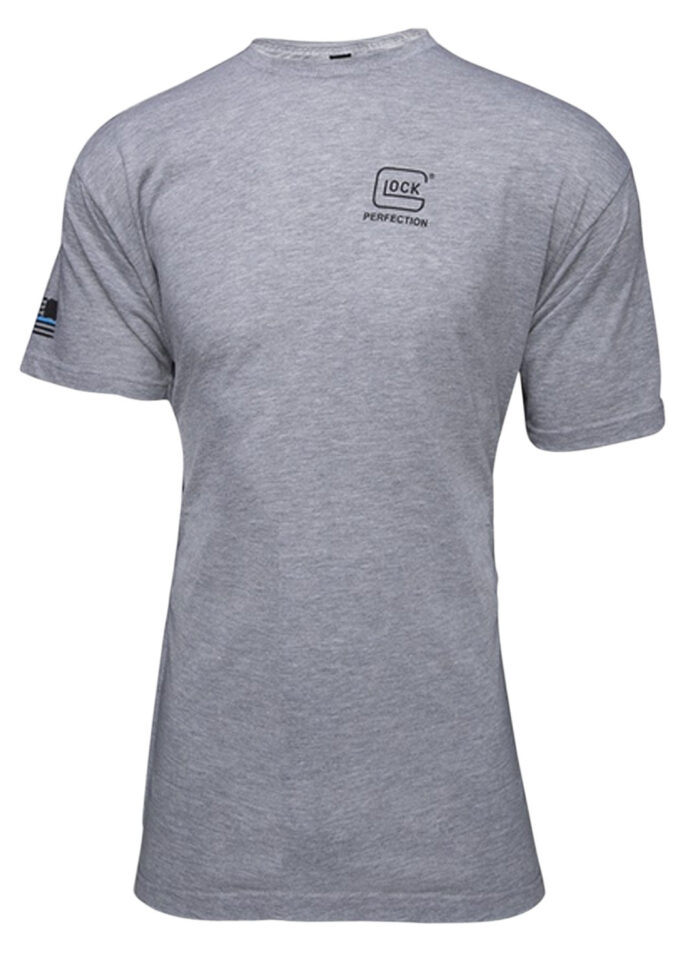 Glock AP95684 We've Got Your Six T-Shirt Gray 2XL Short Sleeve
