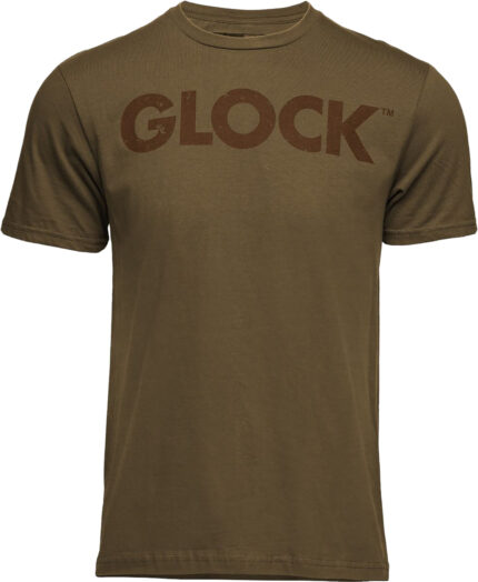 Glock AP96203 Caliber Tee Coyote Ringspun Cotton Short Sleeve XL
