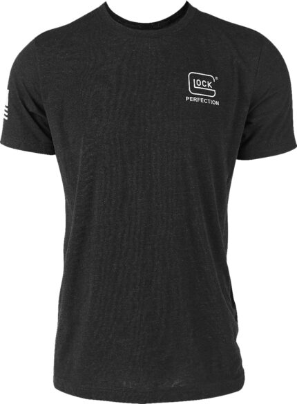 Glock AP96308 2nd Amendment Tee Black Cotton/Polyester Short Sleeve Large