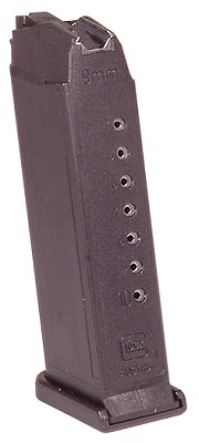 Glock MF10019 Magazine G19 9mm 10 Round Black Finish Packaged