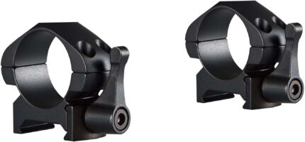 Hawke Sport Optics Precision Steel 1in Rings Weaver w/ Lever - 2-Pieces