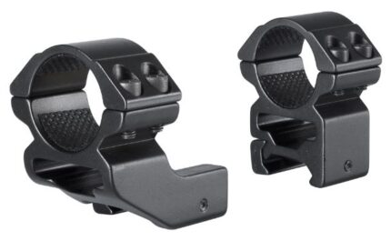Hawke Sport Optics Sports Weaver High 1in Extension Scope Rings - 2-Pieces