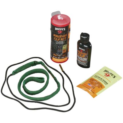 Hoppe's 9 Boresnake Cleaning Kit w/ Clip .22/.223 Rifle