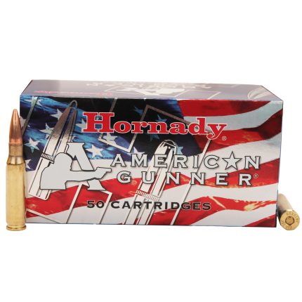 Hornady American Gunner .308 Winchester 155 Grain Boat-Tail Hollow Point Centerfire Rifle Ammunition