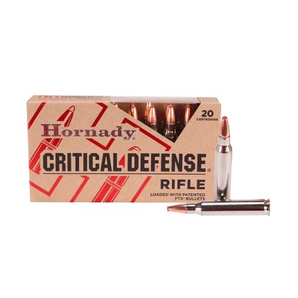 Hornady Critical Defense .223 Remington 55 Grain Flex Tip eXpanding Centerfire Rifle Ammunition