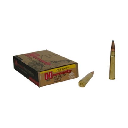 Hornady Custom .303 British 150 Grain InterLock SP Centerfire Rifle Ammunition