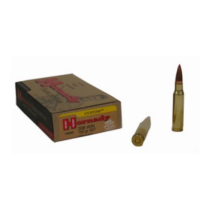 Hornady Custom .308 Winchester 150 Grain Super Shock Tip Centerfire Rifle Ammunition